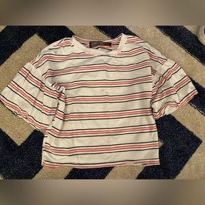 CODE MODE Womens puffy sleeve top size small